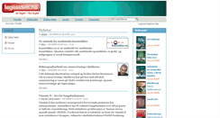 Desktop Screenshot of innhold.legesiden.no